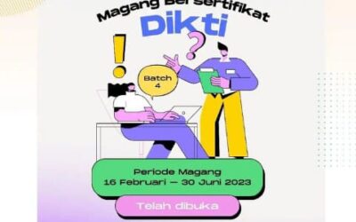 Lowongan Magang Bersertifikat Dikti Batch 4