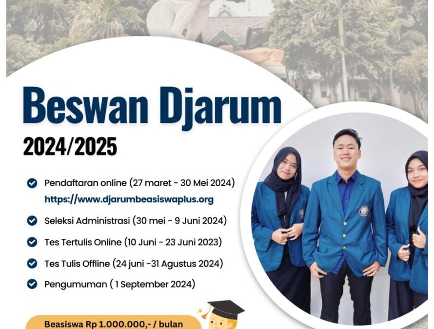 Informasi Seleksi Beswan Djarum 2024/2025 - Fakultas Ilmu Budaya