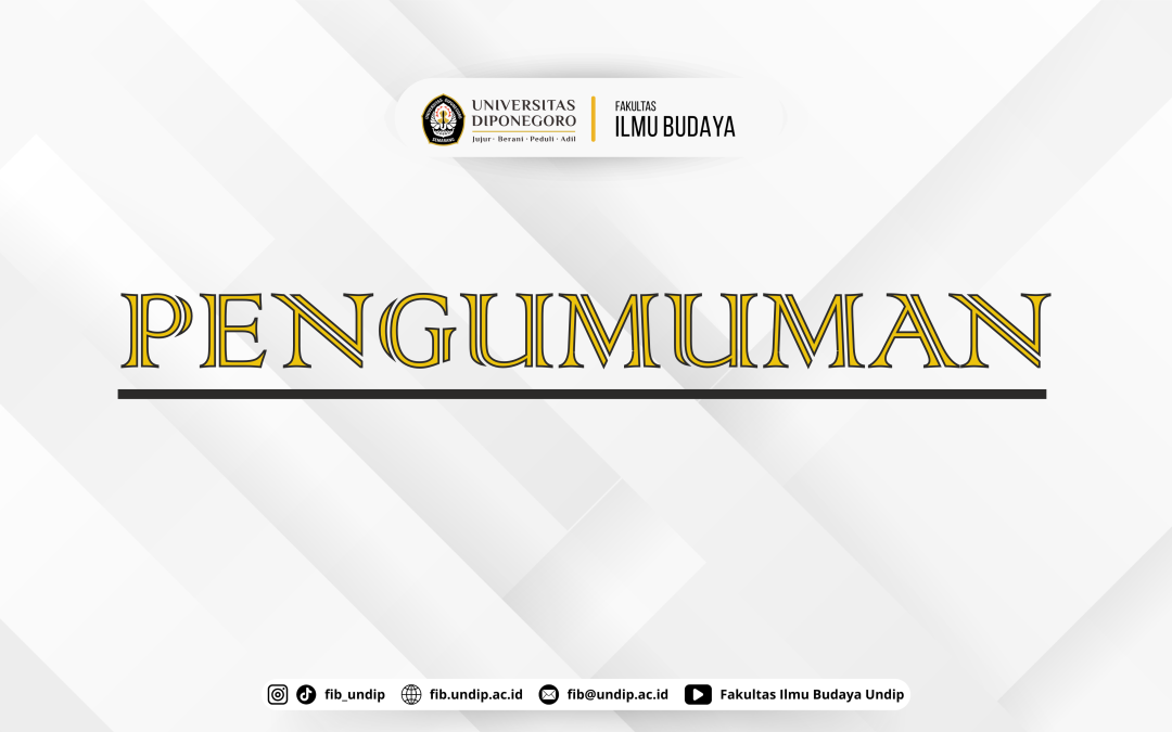 PENGUMUMAN WISUDA I TAHUN 2025 (KE-177)