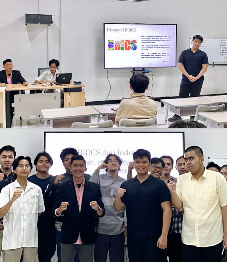 HM Sejarah FIB Undip gelar seminar dan diskusi bertajuk "Melihat Posisi Pertahanan Indonesia dalam BRICS: Sejarah Global dan Hubungan Internasional" pada 21 Maret 2025.