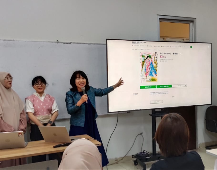 Kunjungan Professor Noriko Hiraishi di FIB Undip 13 Maret 2025.