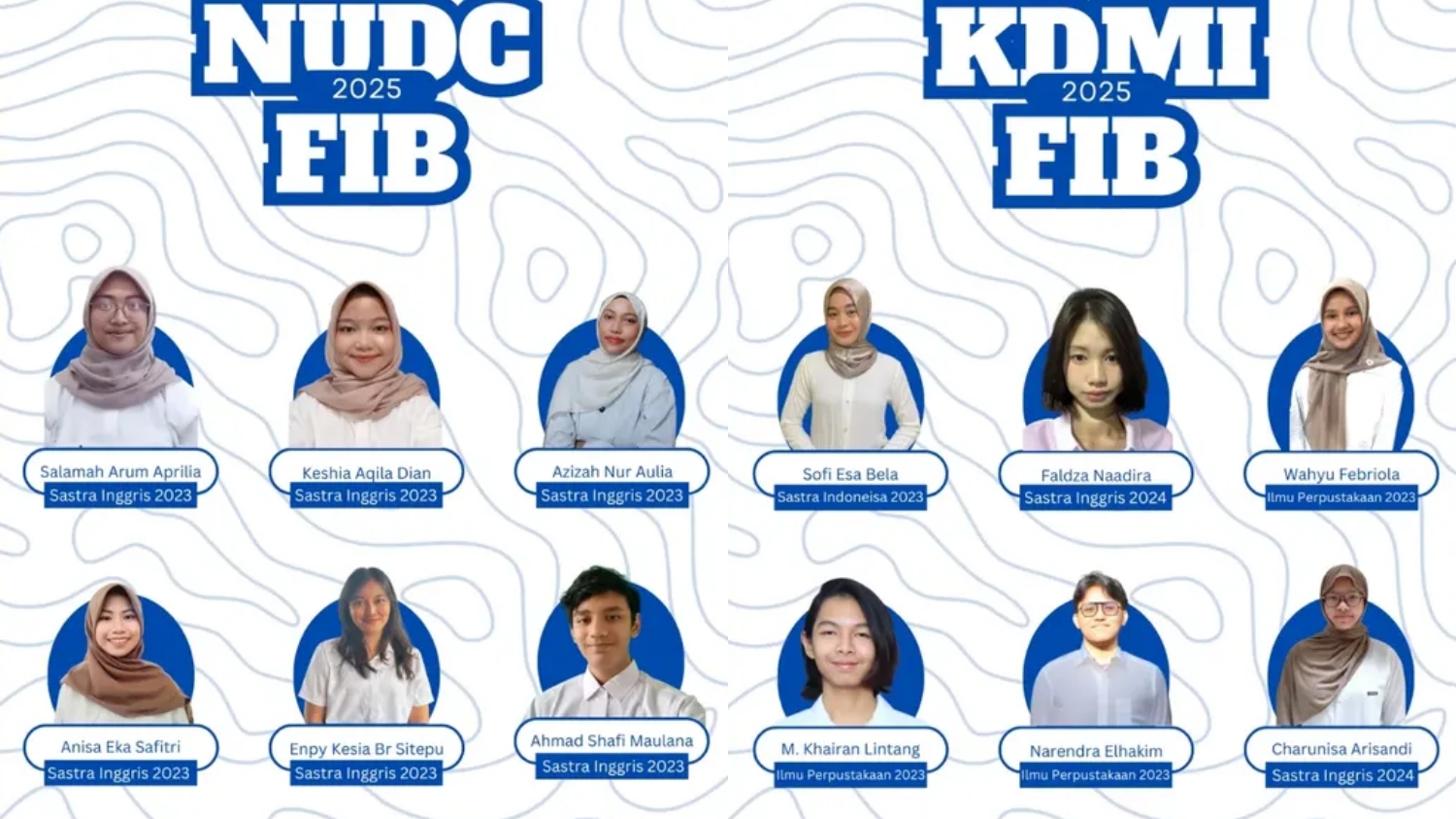 Delegasi terpilih yang akan membawa nama FIB Undip dalam ajang NUDC dan KDMI 2025.