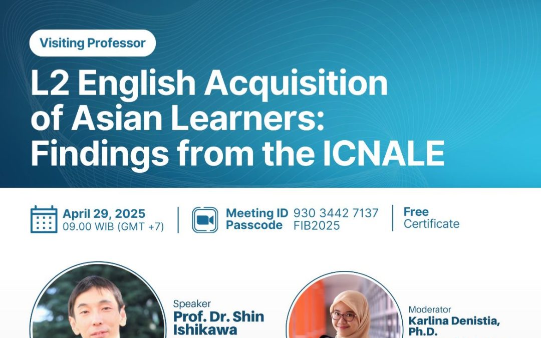 Visiting Professor FIB Undip bersama Prof. Dr. Shin Ishikawa dari Kobe University, Jepang.