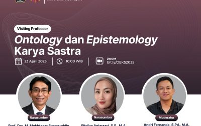 Undergraduate English Literature Program at FIB Undip Hosts Visiting Professor Session on “Ontology and Epistemology of Literary Works”