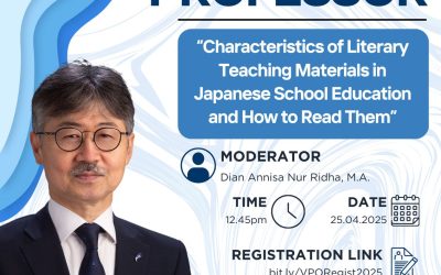 FIB UNDIP Hosts Prof. Junsaburo Kamitani for a Public Lecture in Japanese Language and Culture Program