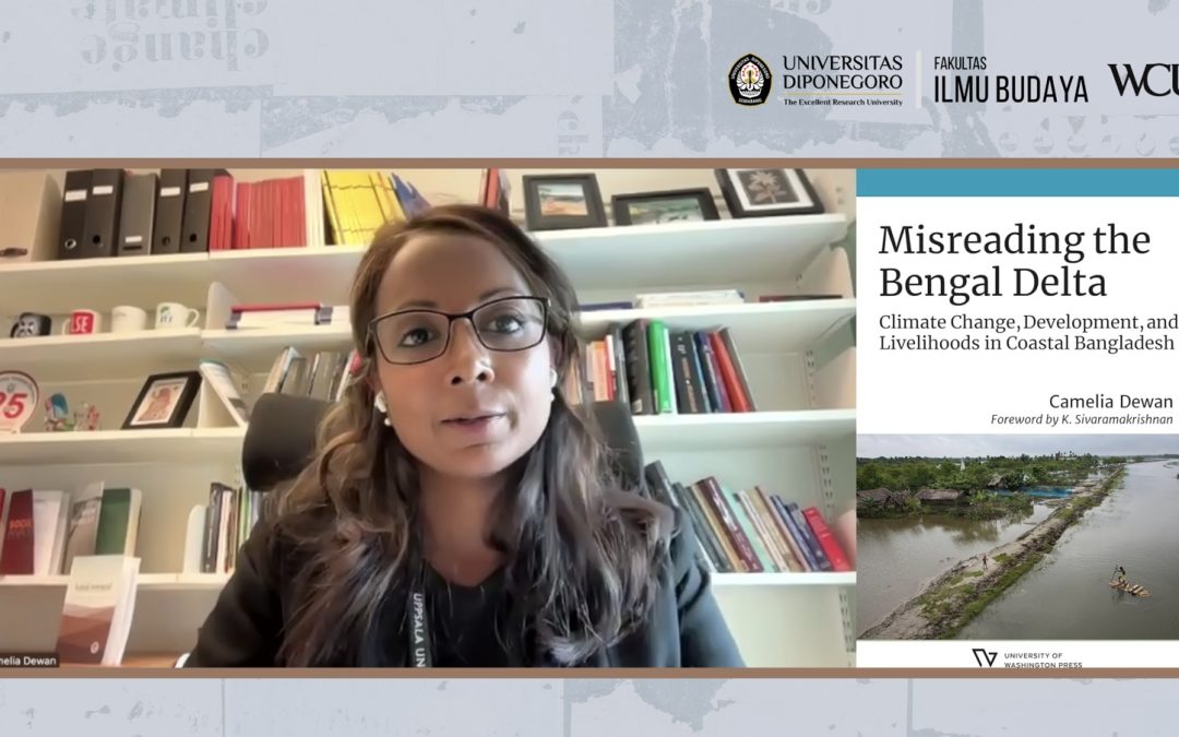 FIB Undip Hadirkan Dr. Camelia Dewan dari Uppsala  University dalam Forum Internasional Visiting Professor Online