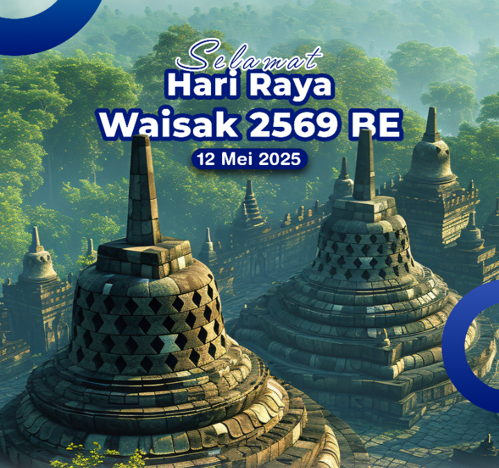 FIB Undip Mengucapkan Selamat Hari Raya Waisak 2025.