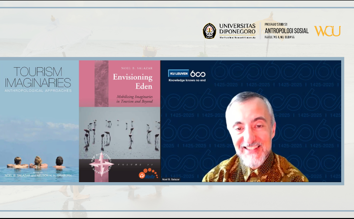 FIB Undip hadirkan Prof. Noel B. Salazar dari KU Leuven, Belgia dalam acara Visiting Professor pada 29 April 2025.