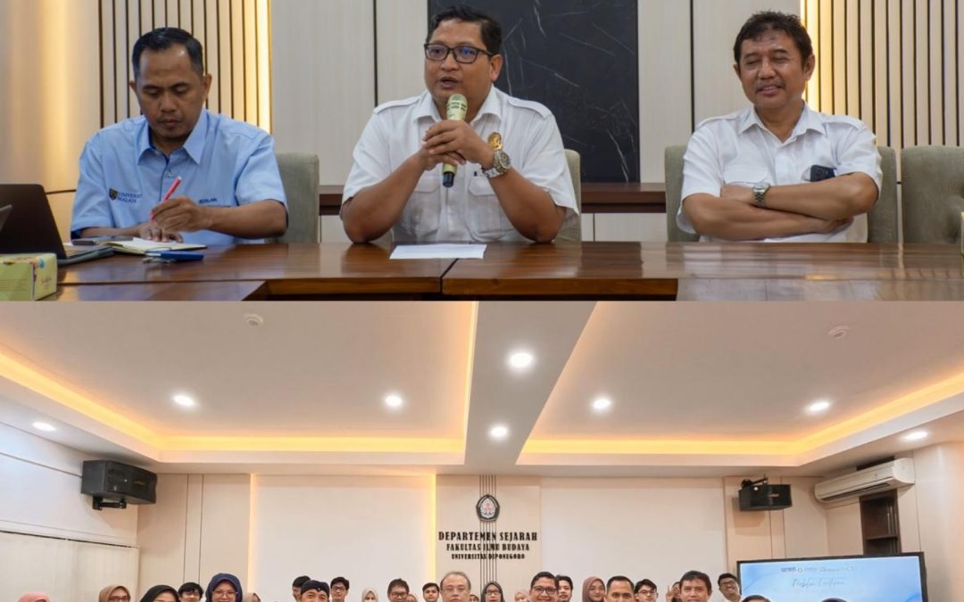 Visiting Professor Program Doktor FIB Undip bersama Prof. Dr. Mohd Roslan Bin Mohd Nor.