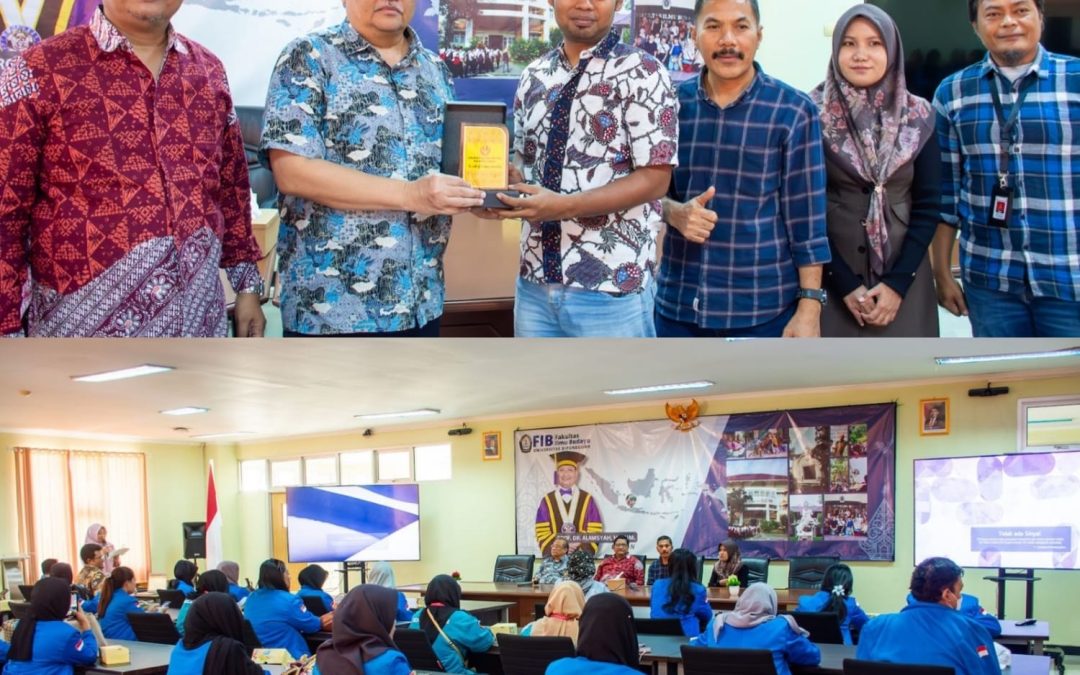 FIB Undip menerima kunjungan mahasiswa KKL beserta dosen pendamping dari Fakultas Keguruan dan Ilmu Pendidikan (FKIP) Universitas Tadulako.
