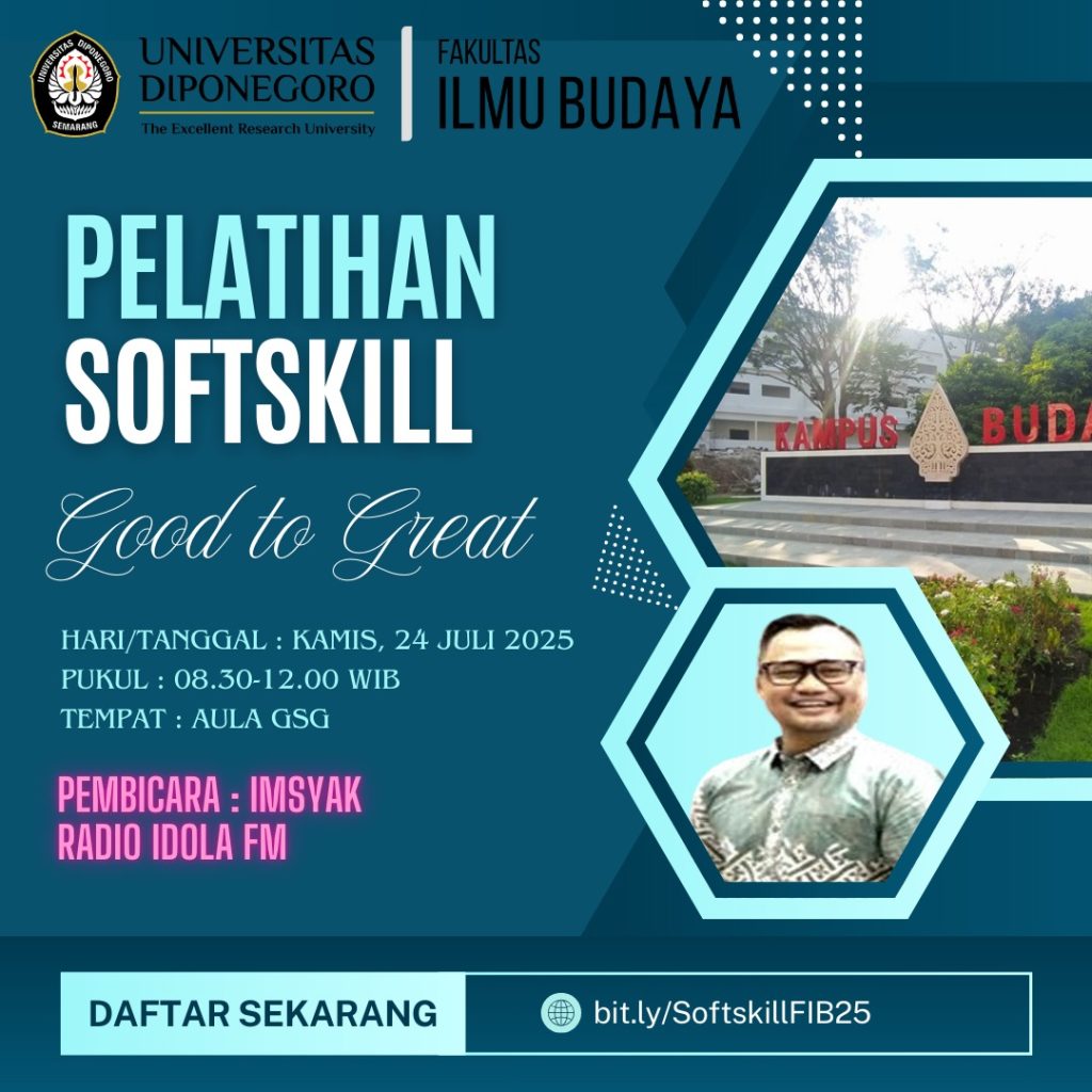 Pelatihan Softskill FIB Undip "Good to Great".
