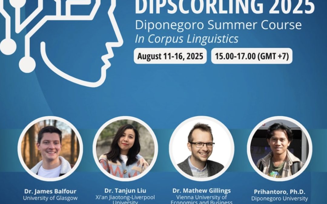 DipSCORLING 2025: Program Summer Course Corpus Linguistics yang Hadirkan Pembicara Kelas Dunia