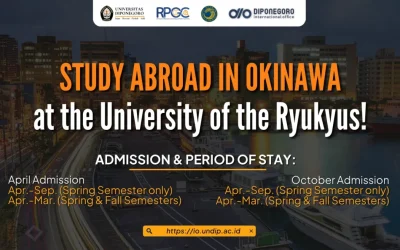 Program Pertukaran Mahasiswa Internasional di University of the Ryukyus Jepang, Simak Infonya!