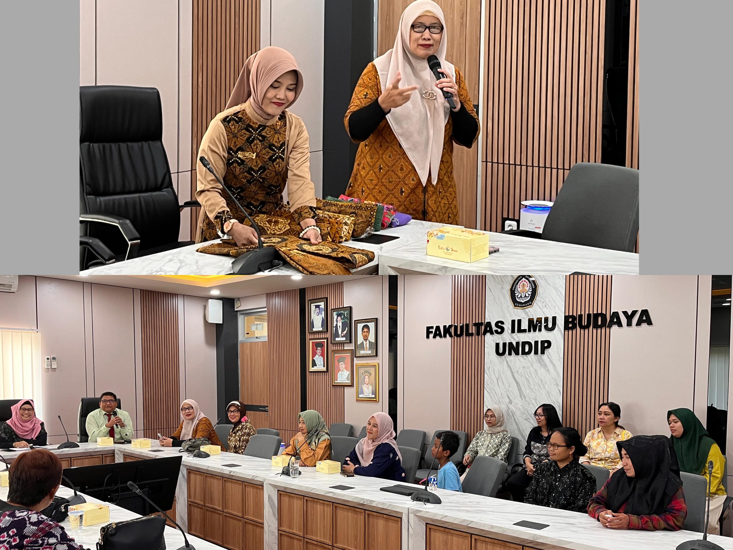 Dharma Wanita Persatuan FIB Undip Kupas Filosofi Batik Bersama Sri Medali Hendry Hastuti dari LPK Widya Budaya Semarang 