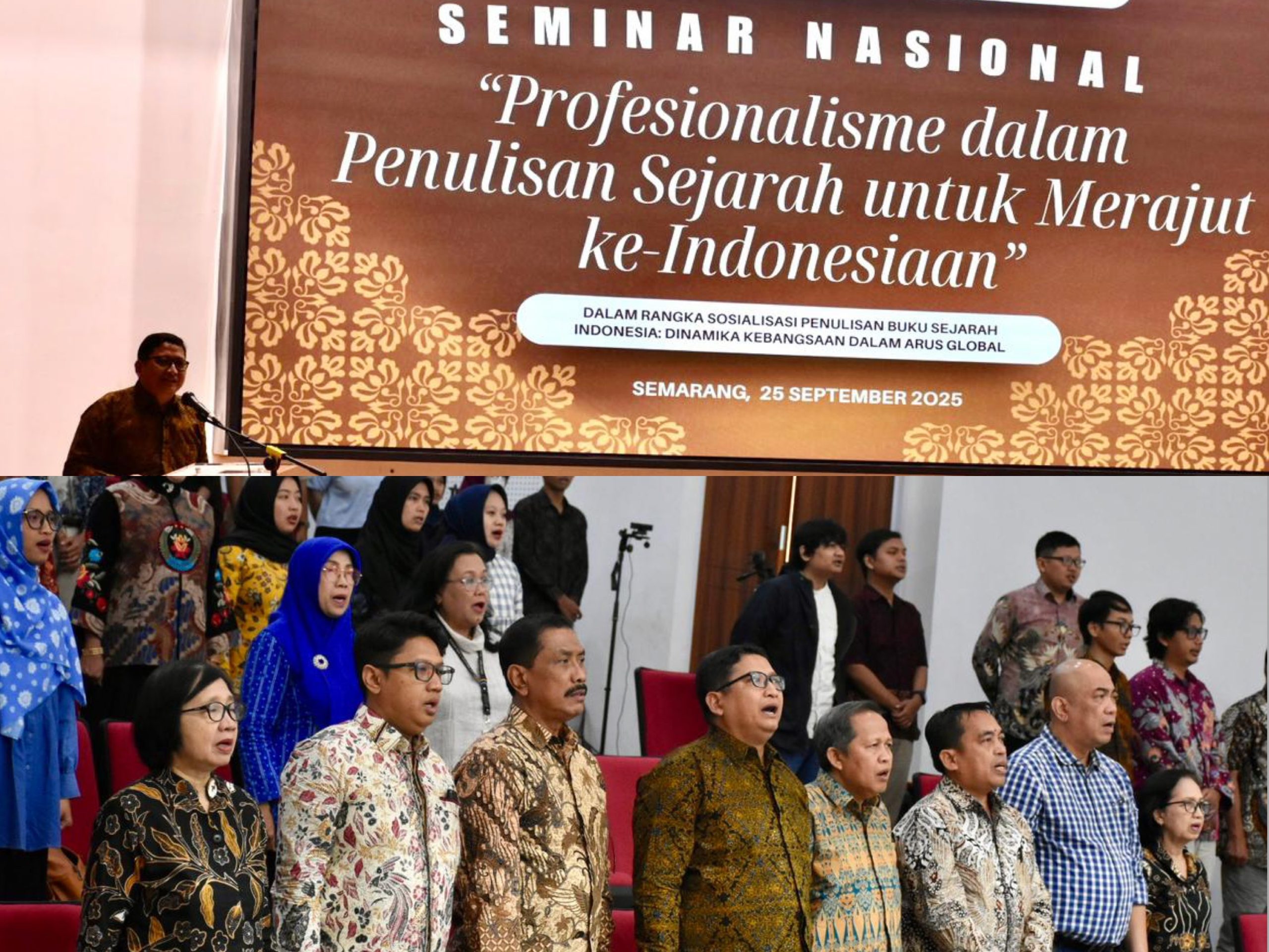 Seminar Nasional Profesionalisme Penulisan Sejarah.