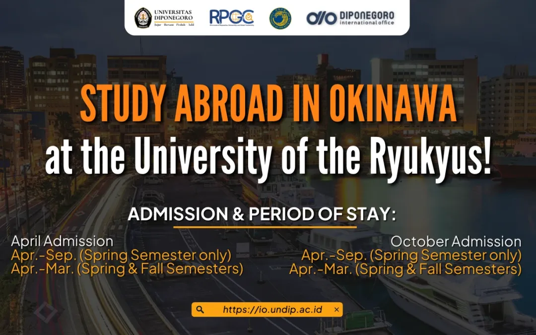 Program Pertukaran Mahasiswa Internasional di University of the Ryukyus Jepang, Simak Infonya!