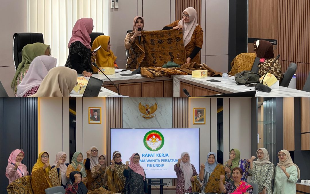 Dharma Wanita Persatuan FIB Undip Kupas Filosofi Batik Bersama Sri Medali Hendry Hastuti dari LPK Widya Budaya Semarang 
