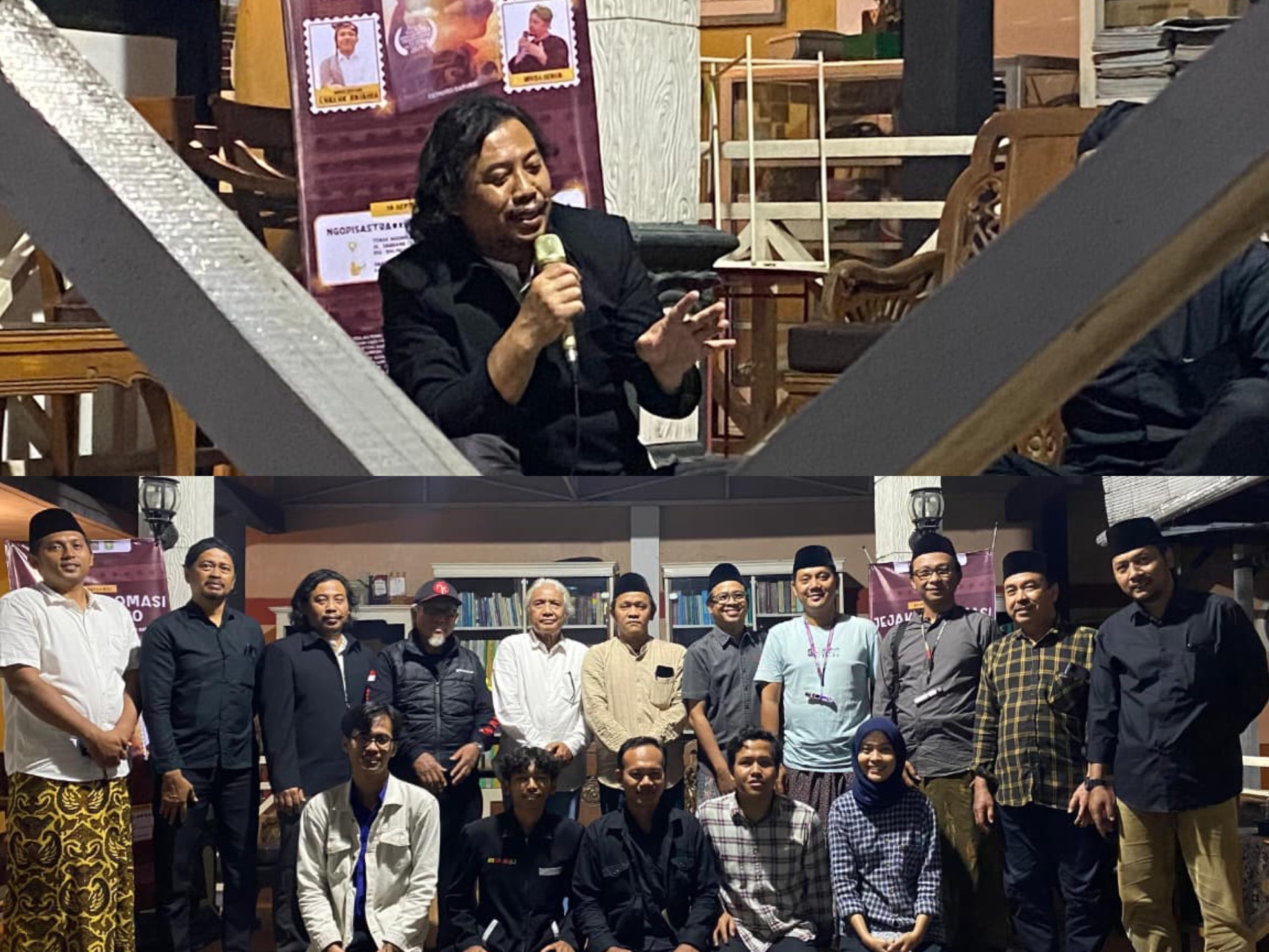 Sukarjo Waluyo dalam Diskusi Novel “Bau”