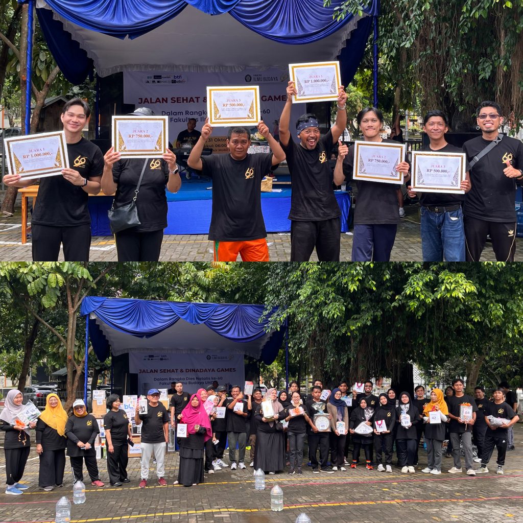 Jalan Sehat dan Dinadaya Games Dies Natalis ke-60 FIB Undip