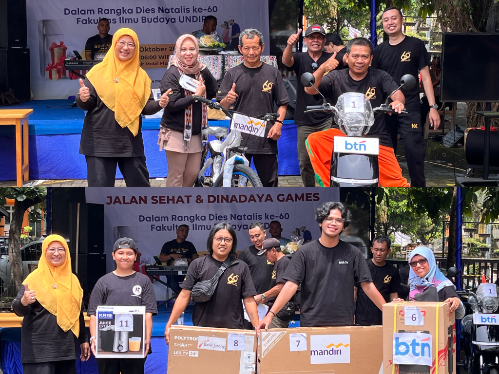 Jalan Sehat dan Dinadaya Games Dies Natalis ke-60 FIB Undip
