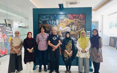 Penutupan Pameran “Jatmikaning Bumi” Karya Arie Jatmiko di FIB Undip: Merawat Seni, Merajut Budaya