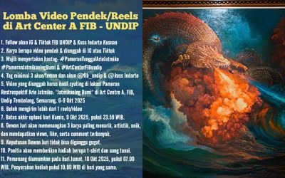 FIB Undip Gelar Lomba Video Pendek di Pameran Lukisan “Jatmikaning Bumi” Karya Arie Jatmiko