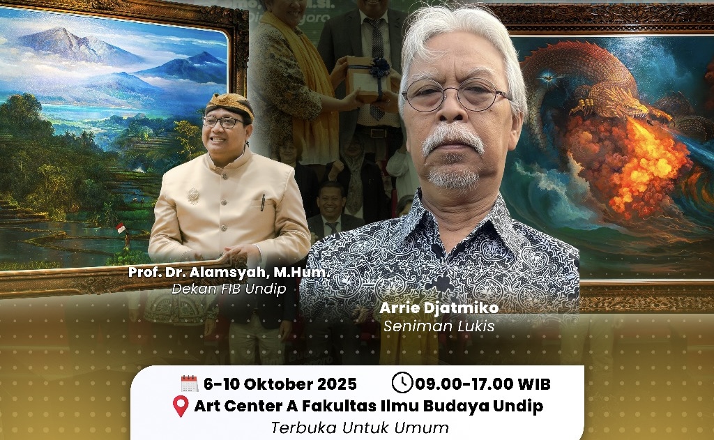Pameran Lukisan Terbesar di Indonesia Masih Dibuka di Art Center FIB Undip hingga 10 Oktober 2025