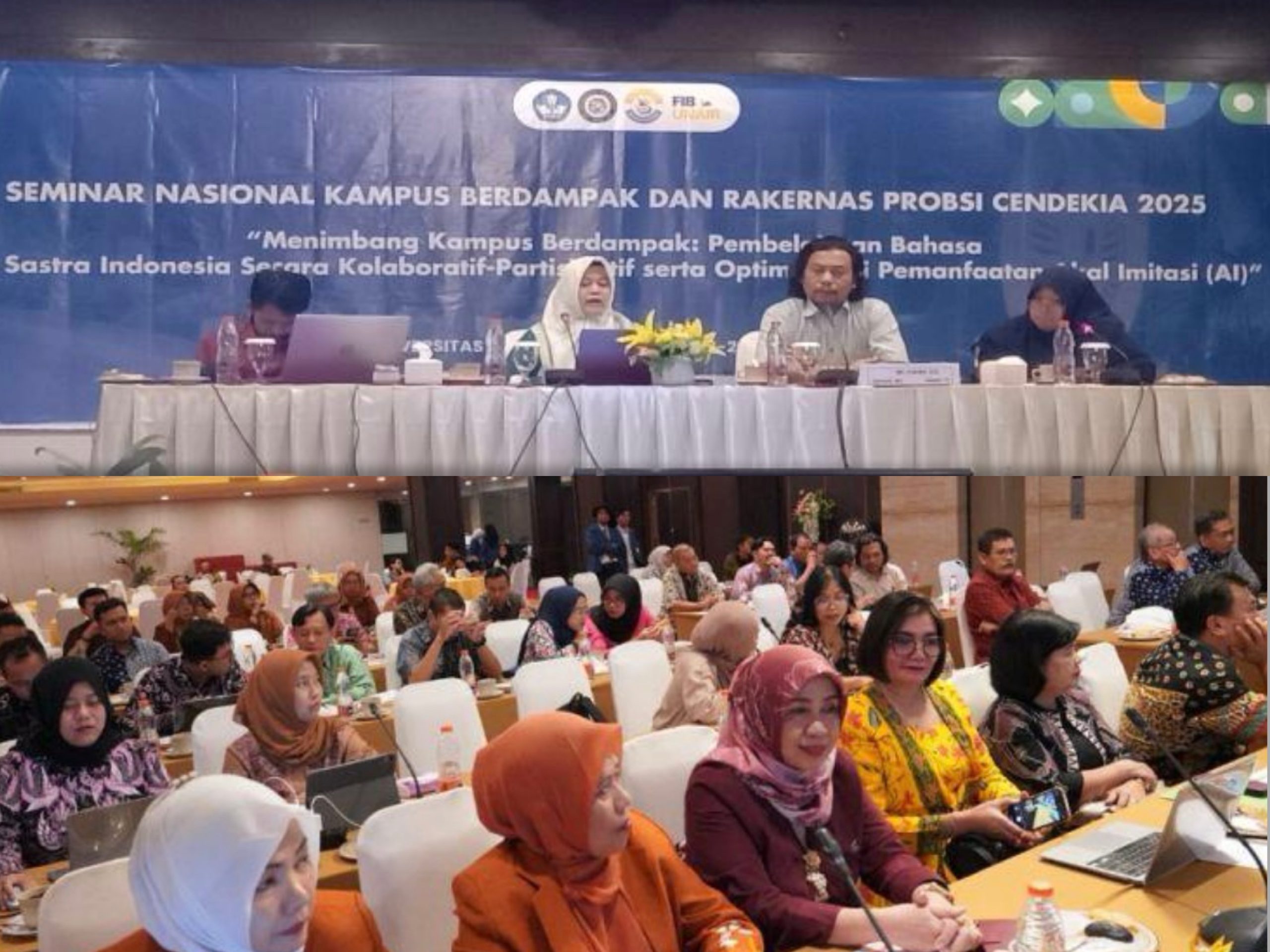 Kaprodi Sastra Indonesia FIB Undip di PROBSI Cendekia 2025.