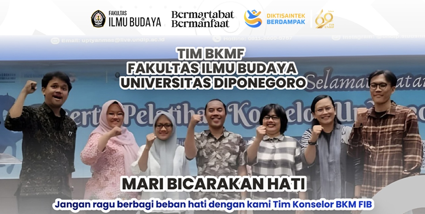 Tim Bimbingan Konseling Mahasiswa Fakultas Ilmu Budaya Universitas Diponegoro.