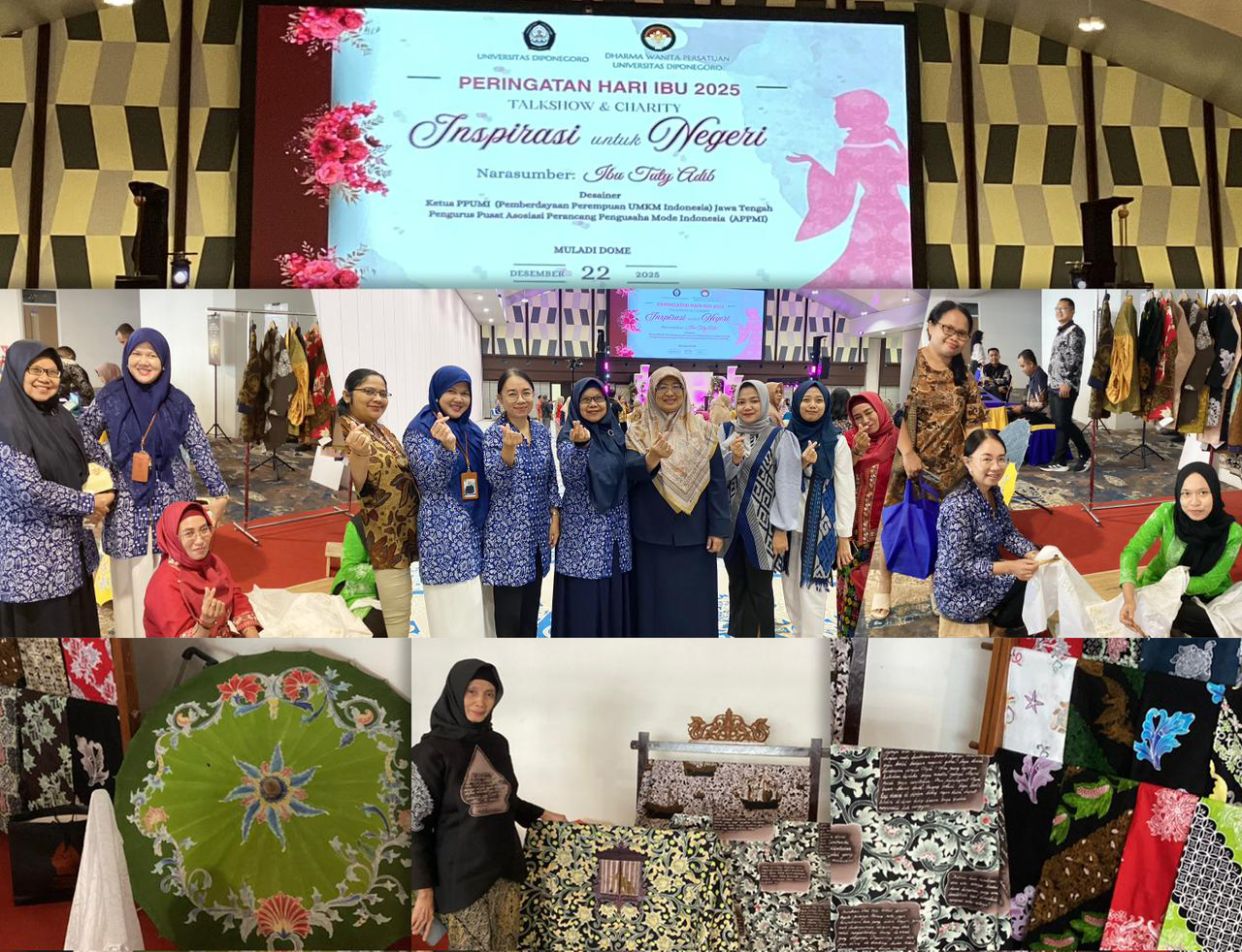 FIB Undip Tampilkan Pameran Batik Jepara dari Galerry Nalendra. (Foto: Humas FIB Undip)