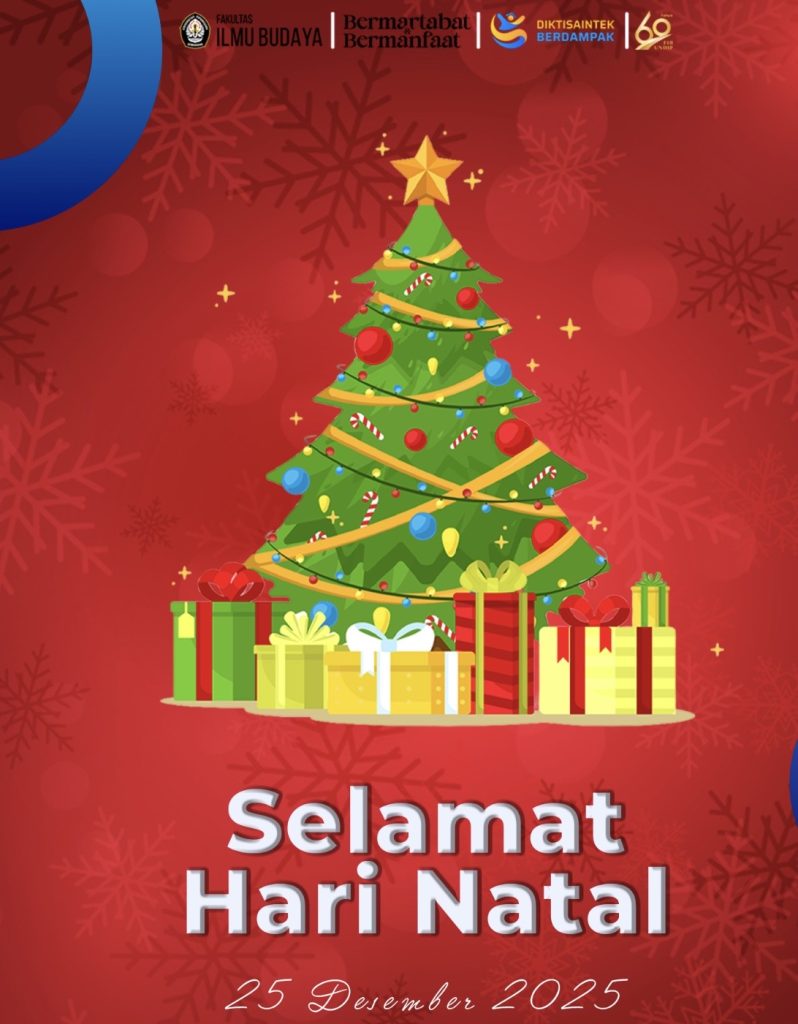 FIB UNDIP Sampaikan Ucapan Selamat Hari Natal 2025. (Foto: Humas FIB Undip)