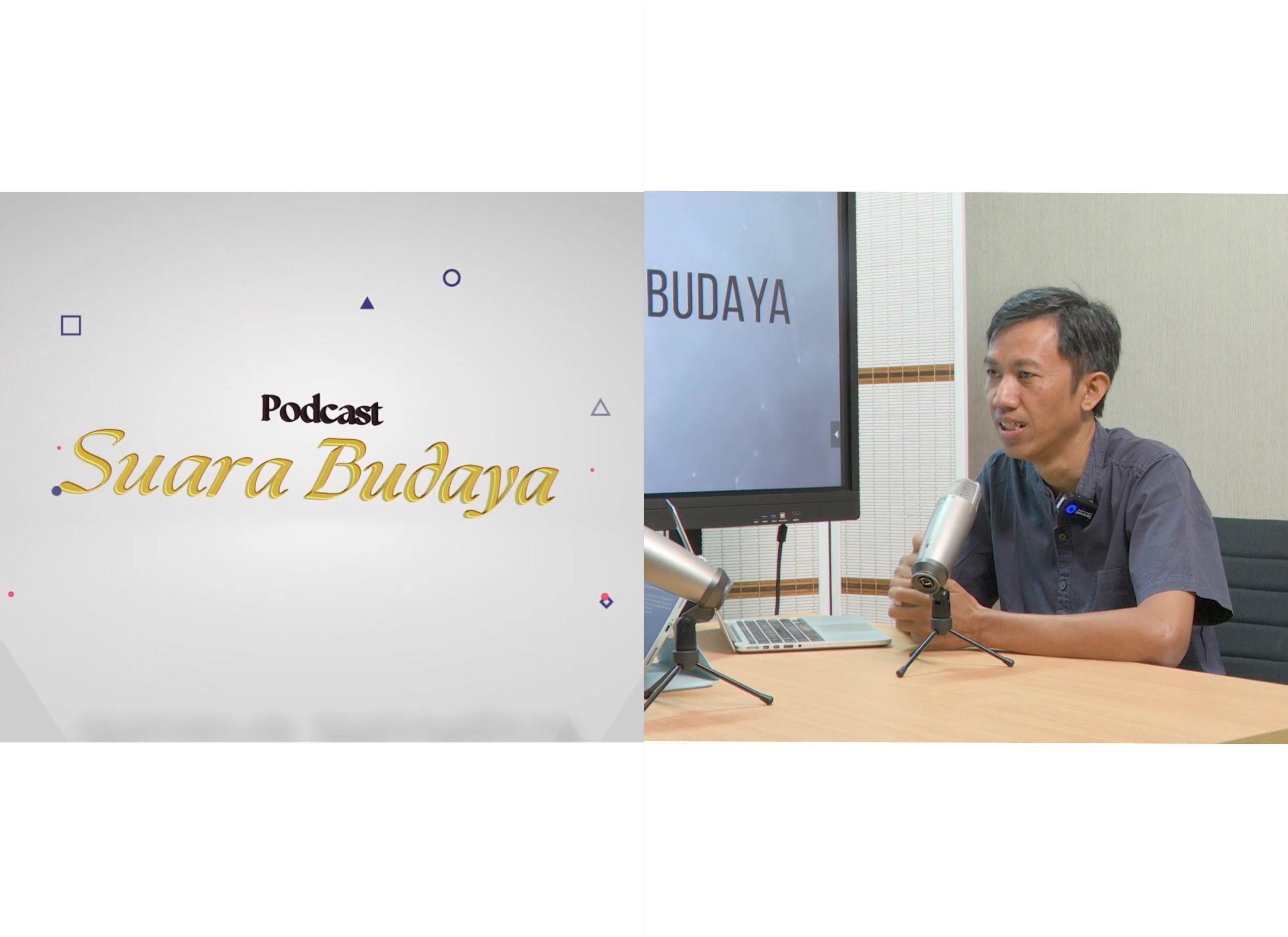 Podcast Suara Budaya Bersama Heriyanto, S.Sos., M.IM., Ph.D. (Foto: Humas FIB Undip)