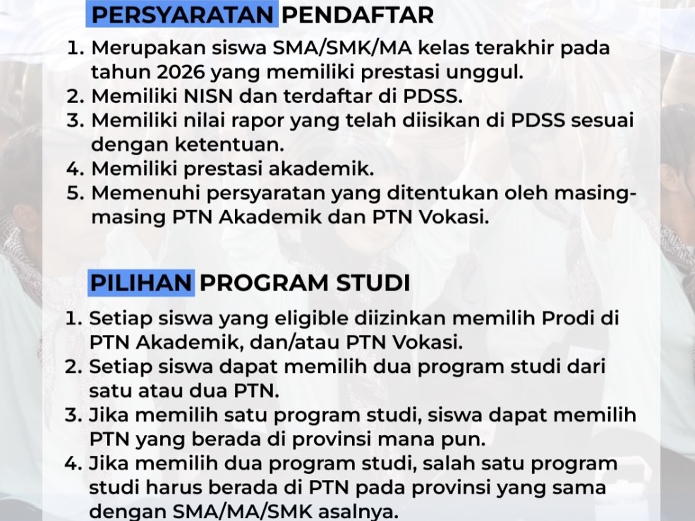 SNBP UNDIP 2026. (Foto: Instagram @pmb.undip)