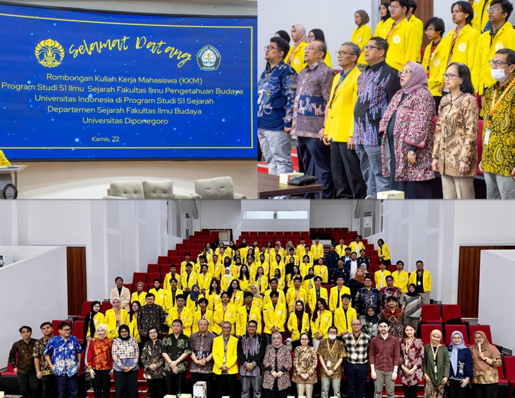 FIB UNDIP Receives KKM Visit of FIB UI History Study Program. (Photo: Humas FIB Undip)