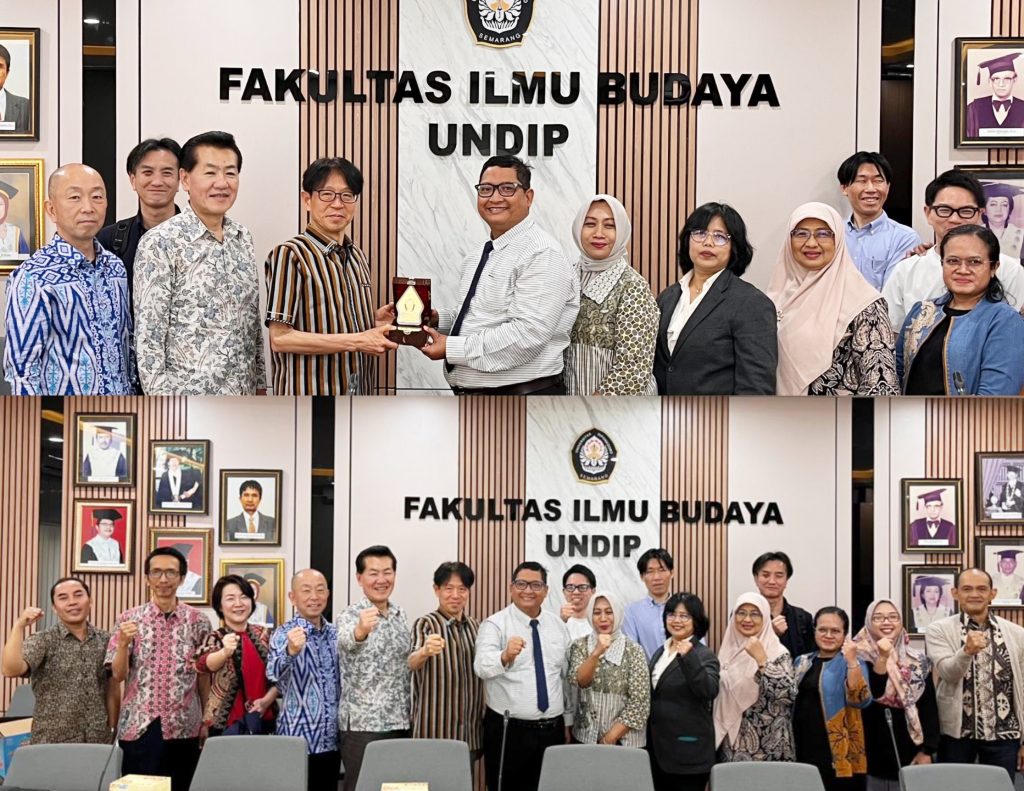 FIB Undip Terima Kunjungan Mitra Kerja dari Jepang. (Foto: Humas FIB Undip)