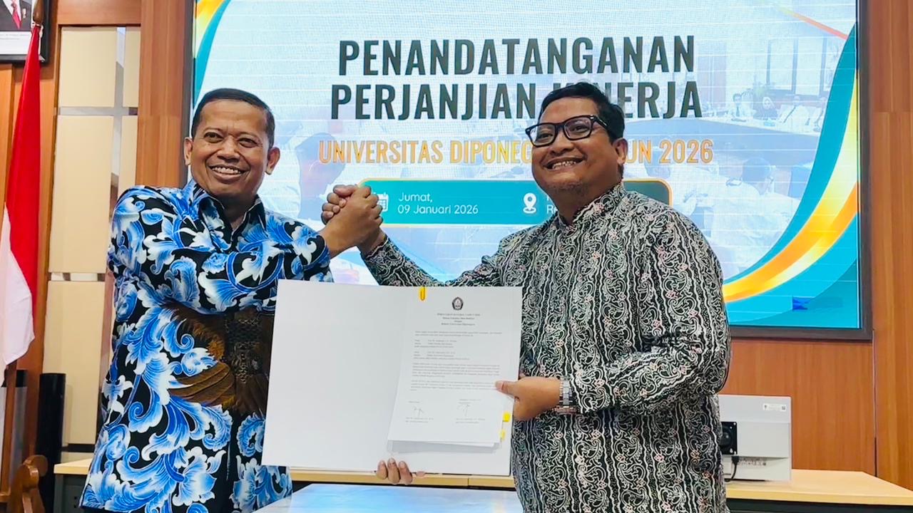 UNDIP Gelar Penandatanganan Perjanjian Kinerja Tahun 2026