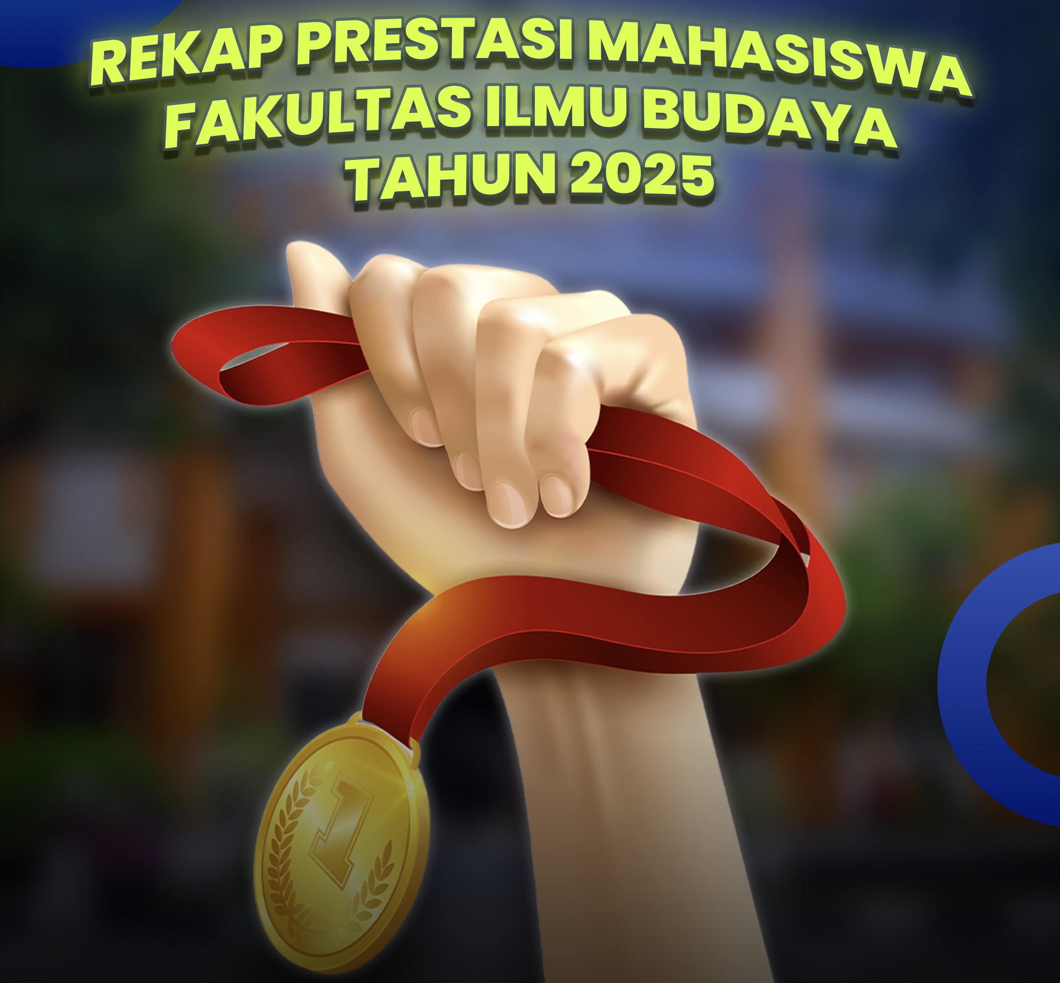 Rekap Prestasi Mahasiswa FIB Undip 2025. (Foto: Humas FIB Undip)