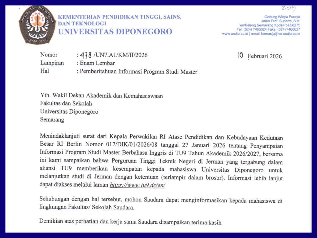 International Master Program (Photo: Humas FIB Undip)