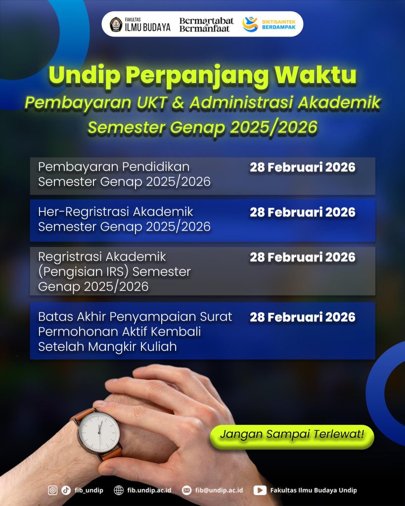 Undip Extends UKT Payment Time (Photo: Humas FIB Undip)