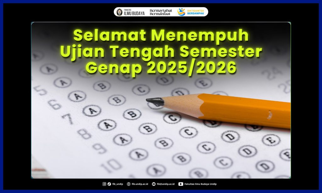 Mid Semester Exam 2025/2026 for FIB Undip Students. (Photo: Humas FIB Undip)