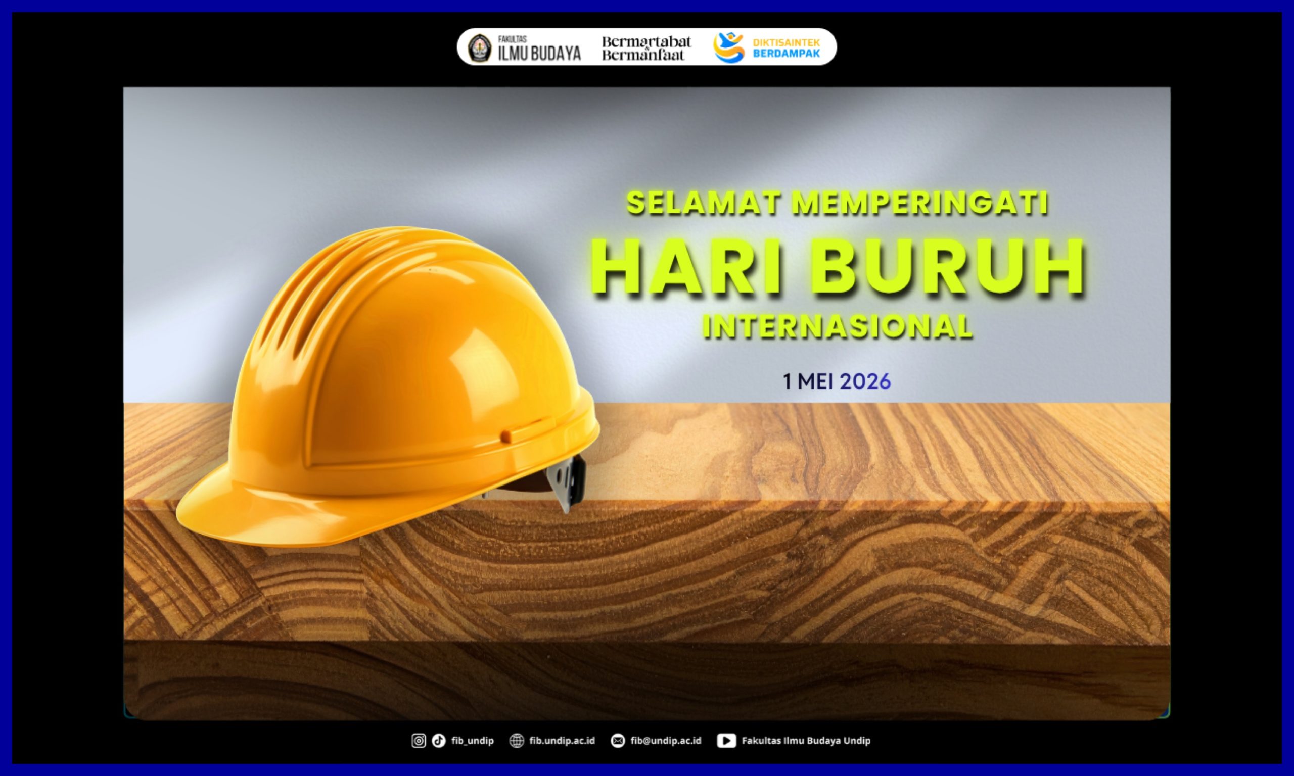 Ilustrasi Memperingati Hari Buruh 2026. (Foto: Humas FIB Undip)