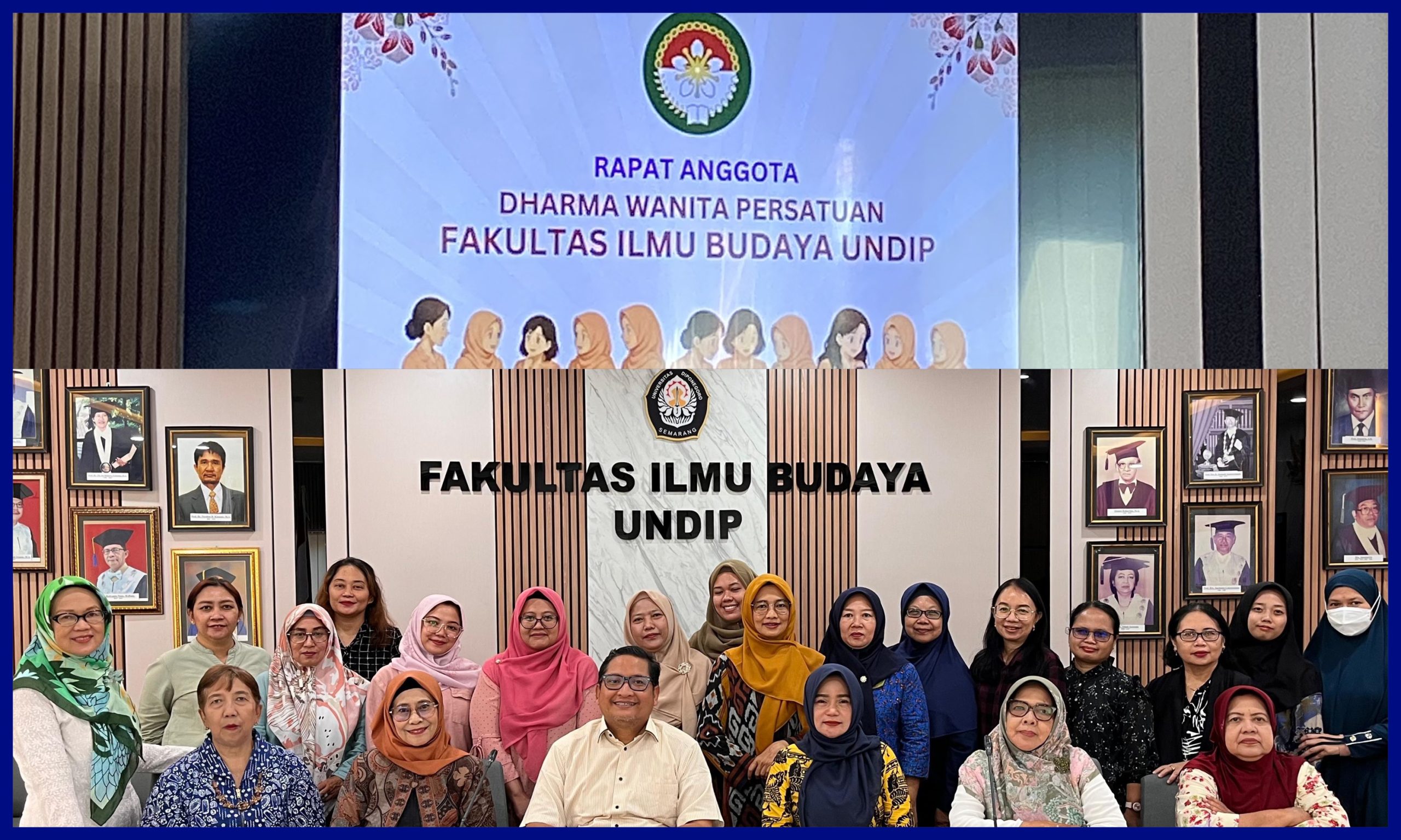 Rapat Anggota Dharma Wanita FIB Undip pada Rabu 13 Mei 2026 (Foto: Humas FIB Undip)