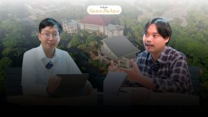 Podcast Suara Budaya FIB Undip Bersama Muhammad Rifky Nurpratama, S.IIP., M.A., seorang dosen sekaligus pakar perilaku informasi dari Program Studi Ilmu Perpustakaan dan Informasi FIB UNDIP. (Foto: Humas FIB Undip)