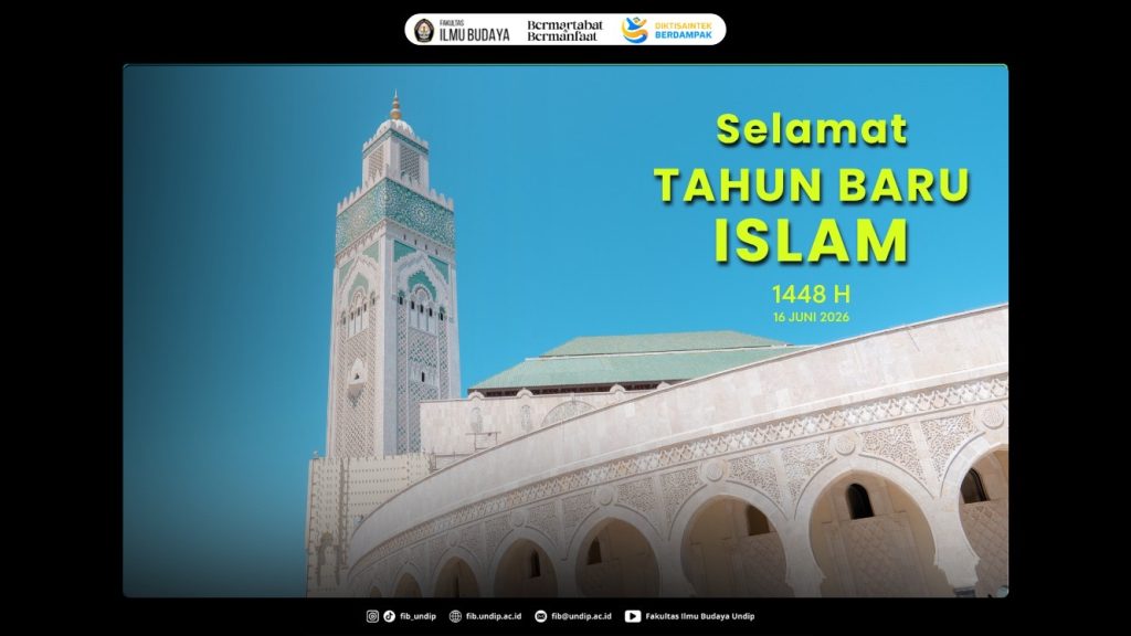 FIB Undip Mengucapkan Selamat Tahun Baru Islam 1448 H. (Foto: Humas FIB Undip)