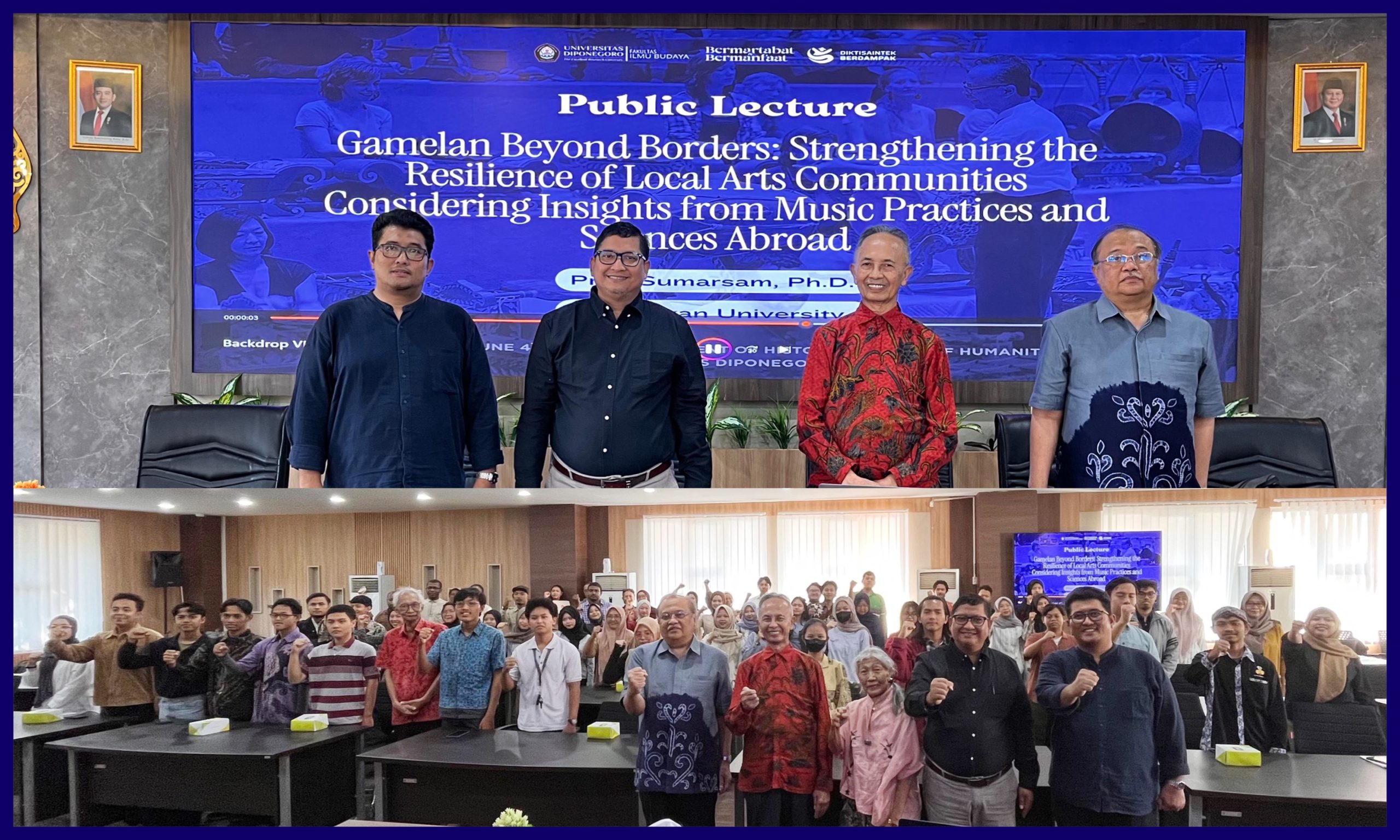 International Community Service-World Class University oleh Prodi S1 Sejarah FIB Undip pada 5 Juni 2026. (Foto: Humas FIB Undip)