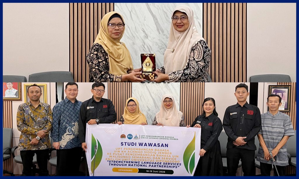 SEU FIB UNDIP Sambut Kunjungan dari UIN KH Achmad Siddiq Jember Pada Jumat 19 Juni 2026. (Foto: Humas FIB Undip)