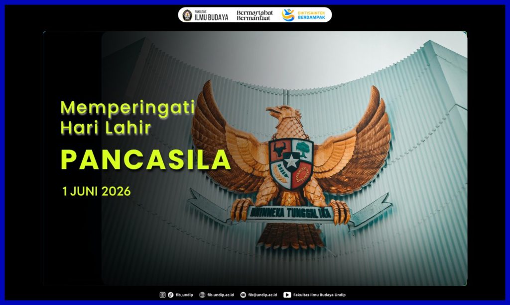 FIB Undip Peringati Hari Lahir Pancasila 2026. (Foto: Humas FIB Undip)