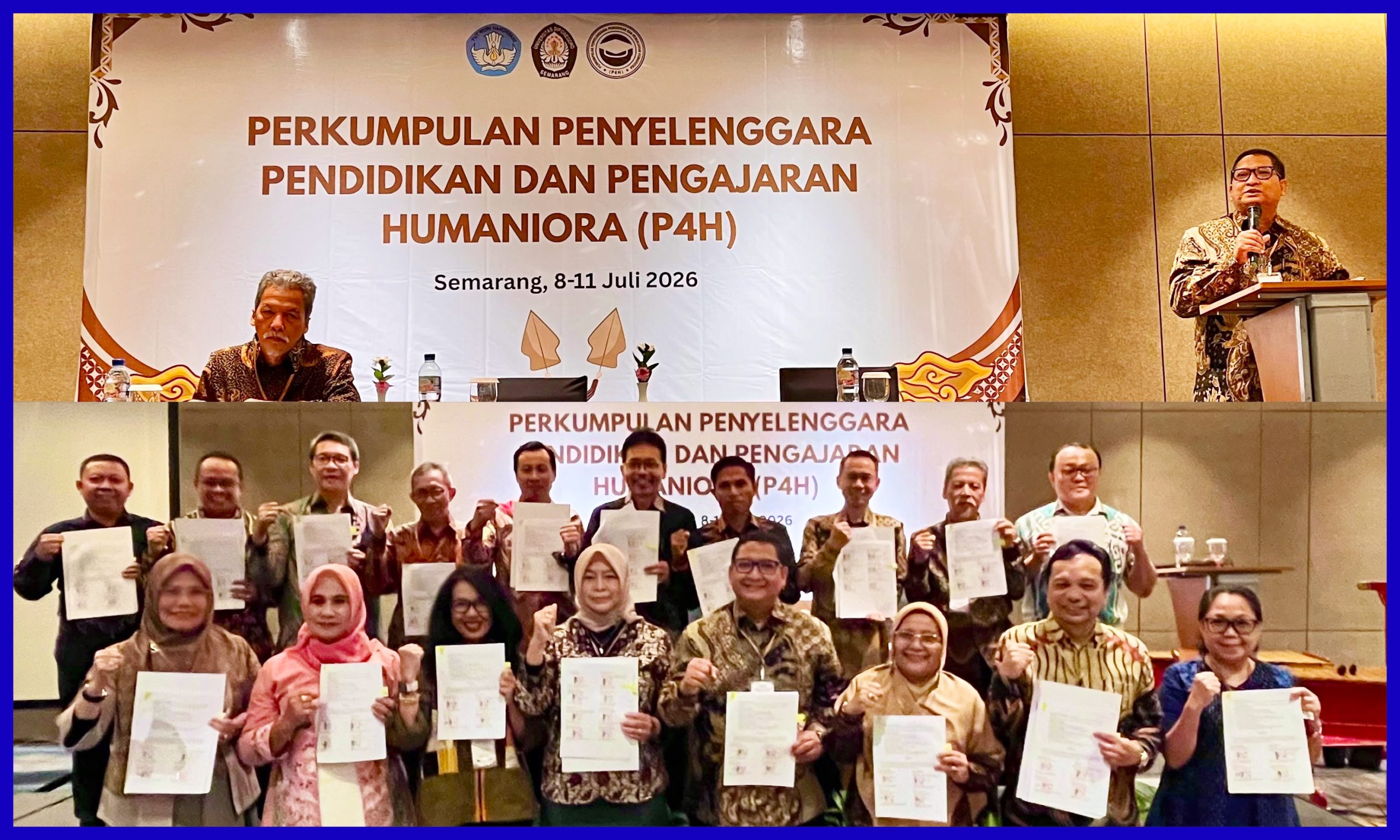 FIB Undip Jadi Tuan Rumah Pertemuan Dekan FIB se-Indonesia. (Foto: Humas FIB Undip)