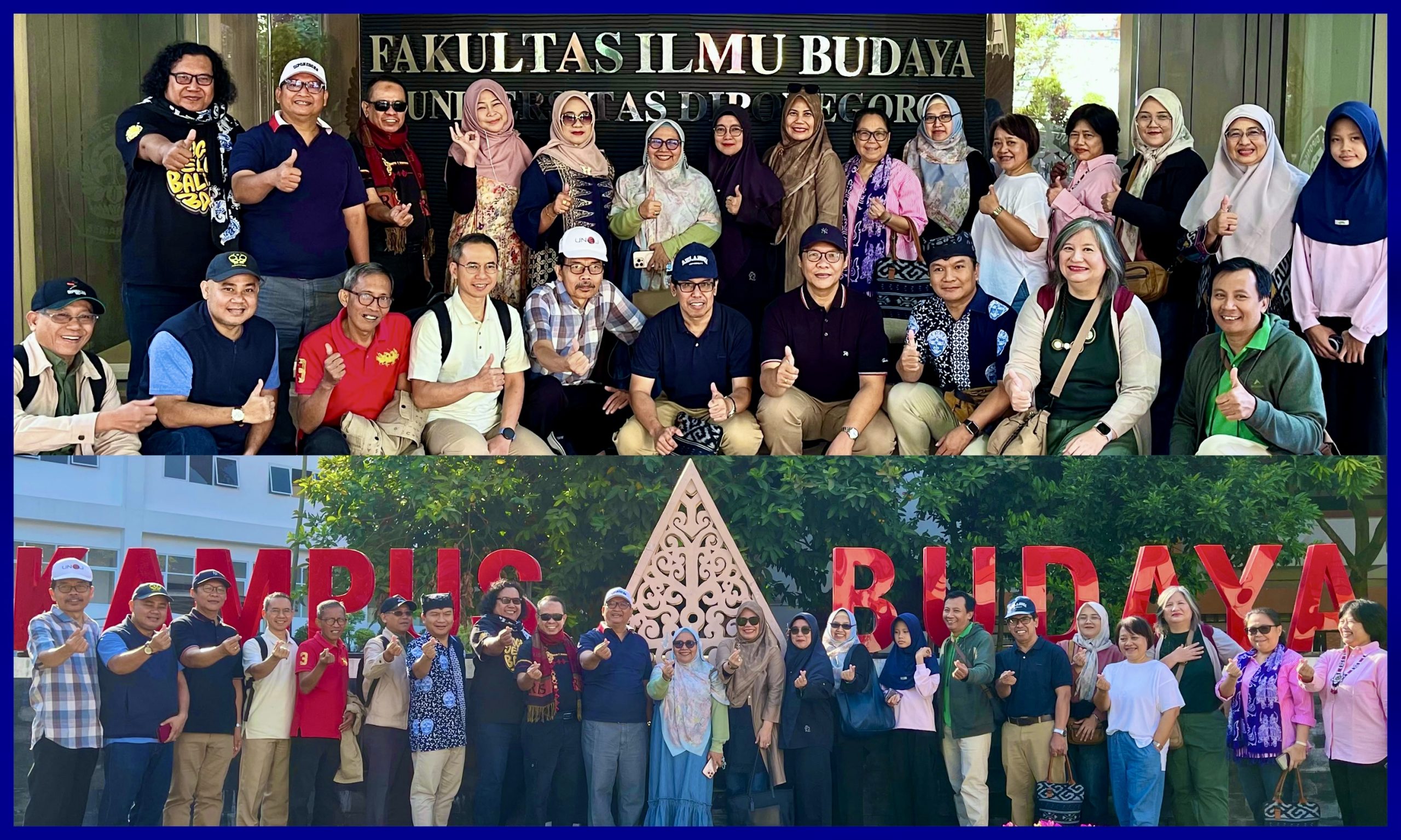Kunjungan Para Dekan dan Wakil Dekan FIB se-Indonesia di Kampus Budaya FIB UNDIP Pada Jumat 10 Juli 2026. (Foto: Humas FIB Undip)