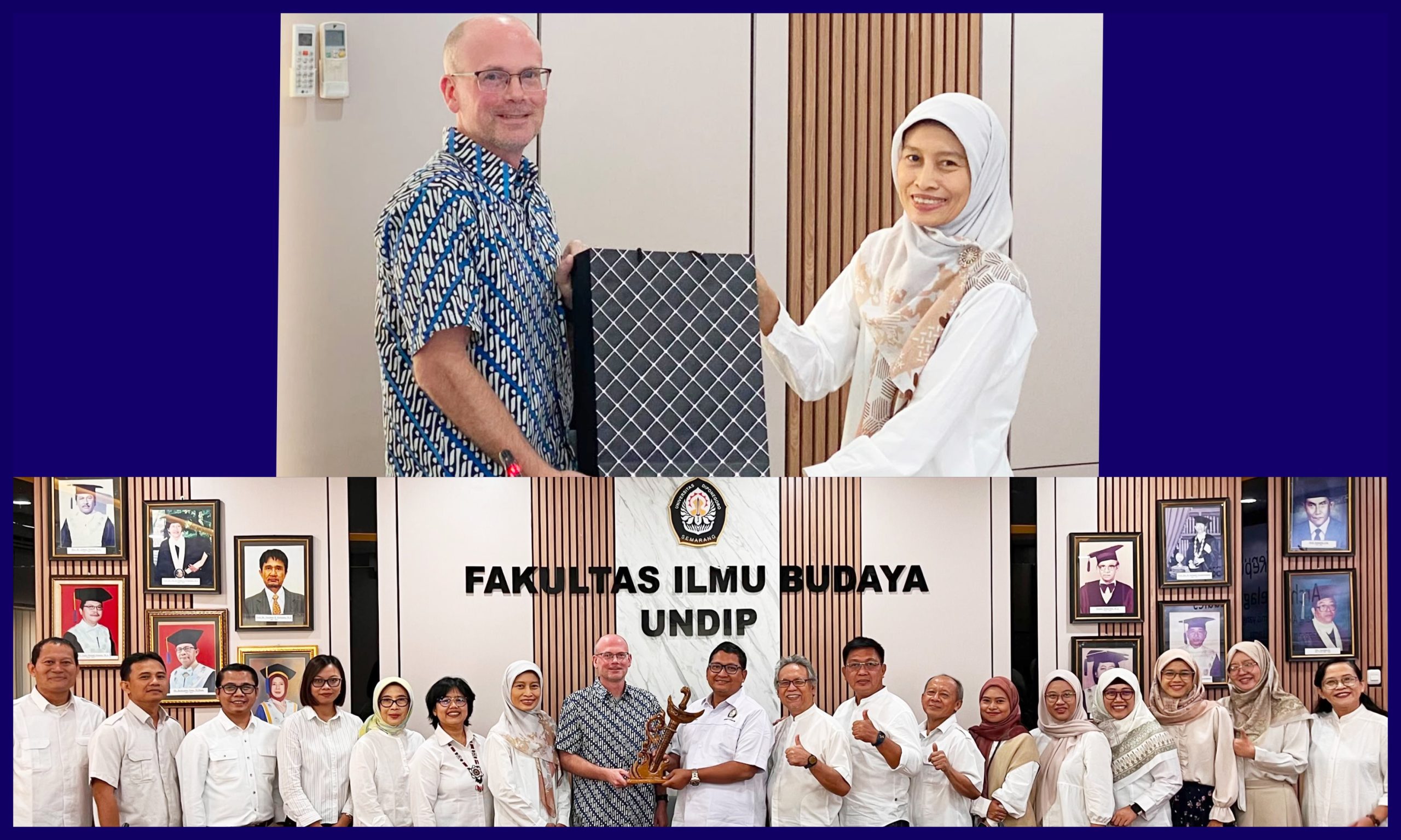 FIB Undip Gelar Prodiskusi Bersama Prof. Brian Russel Roberts dari Brigham Young University, Amerika Serikat Pada Senin 13 Juli 2026. (Foto: Humas FIB Undip)
